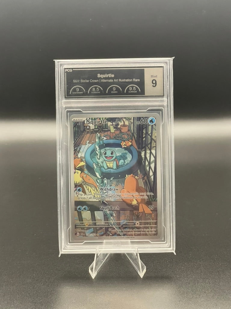 Squirtle - S&V: Stellar Crown - Alternate Art - Illustration Rare - Mint 9